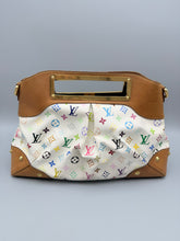 Load image into Gallery viewer, Louis Vuitton Judy MM Murakami multicolore shoulder bag with chain