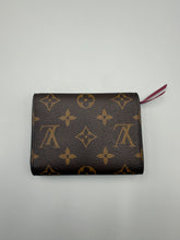 Load image into Gallery viewer, Louis Vuitton Victorine monogram wallet with pink interior