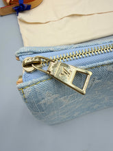 Load image into Gallery viewer, Louis Vuitton Coussin BB Sky Blue Denim with chain and strap