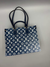 Load image into Gallery viewer, Louis Vuitton OntheGo MM Dark Denim Bleu tote