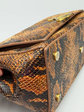 Load image into Gallery viewer, Vivienne Westwood Hazel Medium Shoulder Bag in embossed snake leather with matching wallet