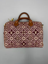 Load image into Gallery viewer, Louis Vuitton 1854 Red Canvas Speedy 25 Bandouliere with strap
