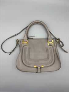Chloe Marcie Leather Medium crossbody with strap