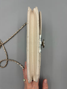 Chanel Pearly white Wallet on Chain crossbody