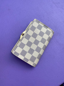 Louis Vuitton French Kisslock wallet azur