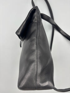 Chanel All leather Too handle Backpack