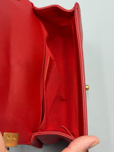Load image into Gallery viewer, Chanel Red Lambskin Small Boy crossbody with GHW