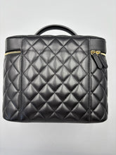 Load image into Gallery viewer, Chanel Caviar Quilted Large Vanity Pouch Black