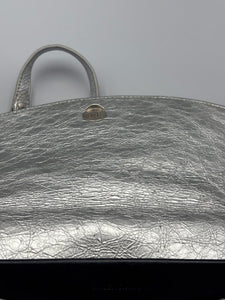 Balenciaga BB two-way silver chain crossbody / shoulder bag