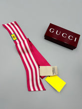 Load image into Gallery viewer, Gucci Adidas silk twilly / bandeau