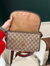 Load image into Gallery viewer, Gucci Vintage GG web clutch