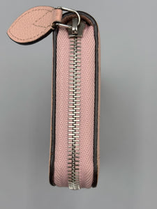 Louis Vuitton Zippy mahina wallet pink