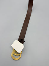 Load image into Gallery viewer, Gucci GG print marmont wide belt - size 80/32