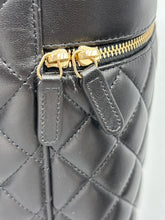 Load image into Gallery viewer, Chanel Caviar Quilted Large Vanity Pouch Black