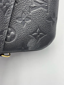 Louis Vuitton East West Pochette metis black empreinte monogram