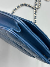 Load image into Gallery viewer, Chanel CC Navy Blue Lambskin Wallet on Chain crossbody