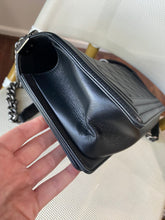 Load image into Gallery viewer, Chanel Black Medium Boy Bag with Ruthenium hardware