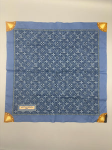 Louis Vuitton Bandana denim scarf - 100% cotton