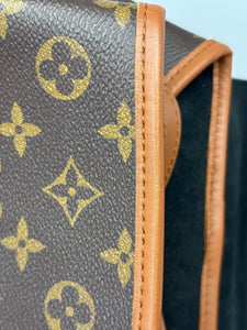 Reverse monogram Louis Vuitton dauphine backpack
