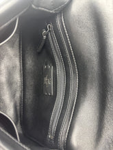 Load image into Gallery viewer, Valentino Nappa Monochrome Medium Roman Stud Shoulder Bag Black on black