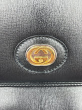 Load image into Gallery viewer, Gucci Azalea Calfskin Small Marina Chain Shoulder Bag Black