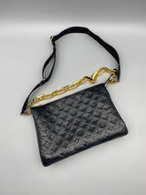 Load image into Gallery viewer, Louis Vuitton Coussin MM black monogram with straps