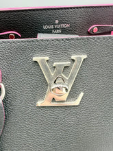 Load image into Gallery viewer, Louis Vuitton LockMe NeoNoe black tote with strap