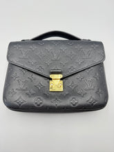 Load image into Gallery viewer, Louis Vuitton Pochette Metis Noir Monogram Empreinte with strap