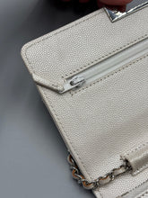 Load image into Gallery viewer, Chanel Pearly white Wallet on Chain crossbody