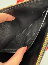 Load image into Gallery viewer, Louis Vuitton x URS Fisher Pochette tufted monogram black and red with strap