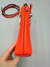 Load image into Gallery viewer, Christian Louboutin Neon Orange Mini Cabata tote with strap