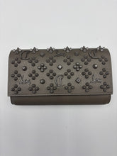 Load image into Gallery viewer, Christian Louboutin Paloma embellished grey wallet on chain
