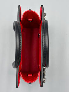 Christian Louboutin Mini Paloma Suede Embellished tote with strap