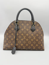 Load image into Gallery viewer, Louis Vuitton Alma BNB Monogram Canvas Black Top Handle with strap
