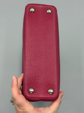 Load image into Gallery viewer, Louis Vuitton Taurillon Lace Croquets Capucines BB Groseille with strap