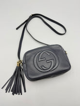 Load image into Gallery viewer, Gucci Soho Disco navy blue crossbody bag