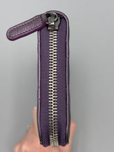 Load image into Gallery viewer, Chanel Irredescent zippy wallet purple