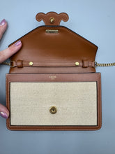 Load image into Gallery viewer, Celine Triomphe canvas wallet on chain