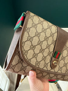 Gucci Vintage GG web clutch