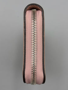 Louis Vuitton Zippy mahina wallet pink
