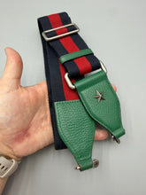Load image into Gallery viewer, Gucci Green Leather Medium Dionysus Bamboo Top Handle Bag