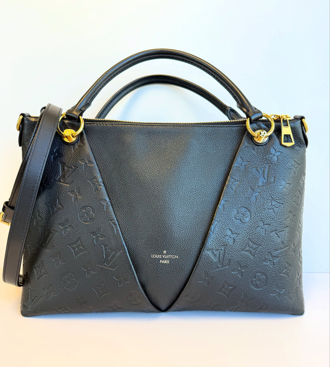 Louis Vuitton Empreinte Black V tote with strap
