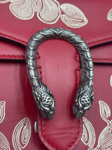 Gucci Mini Dionysus Red painted crossbody on chain