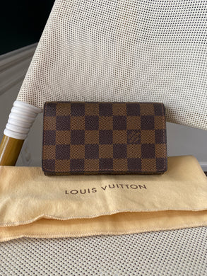 Louis Vuitton Porte tresor ebene compact wallet