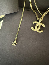 Load image into Gallery viewer, Chanel Champagne Gold CC Double Chain link necklace - 16 inch or 23 inch