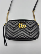 Load image into Gallery viewer, Gucci Small Marmont Camera crossbody black