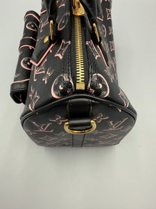 Louis Vuitton Speedy 25 Fall for You Banouliere black monogram with strap