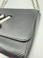 Load image into Gallery viewer, Louis Vuitton Black Epi Twist MM on chain