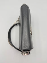 Load image into Gallery viewer, Louis Vuitton Black Epi Twist MM on chain