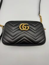 Load image into Gallery viewer, Gucci Small Marmont Camera crossbody black